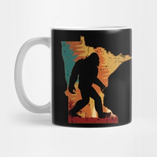 Bigfoot Retro Vintage Sasquatch Minnesota Mug